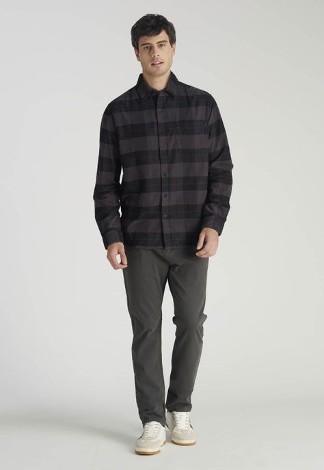 Camisa Aconcagua Casual Black-1
