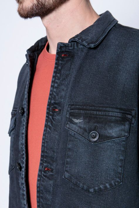 Overshirt Denim Fj Metal-4