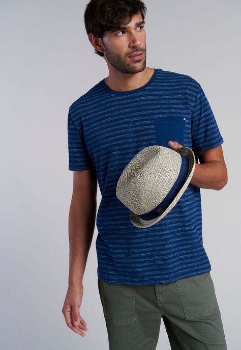 Polera Bolsillo Idaho Navy-4