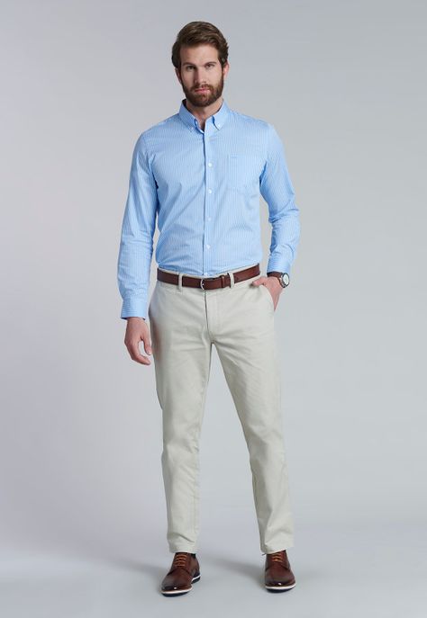Camisa Striped Austin Sc Sky-1