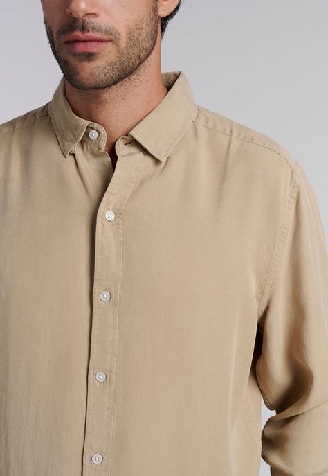 Camisa Miami Sport Lyocell Fj Khaki-2
