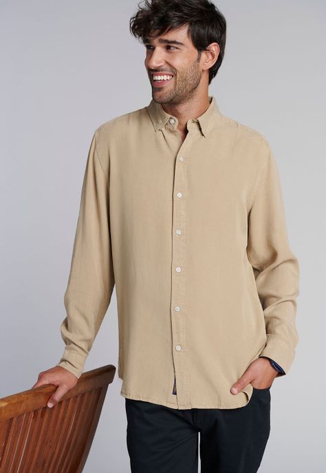 Camisa Miami Sport Lyocell Fj Khaki-4