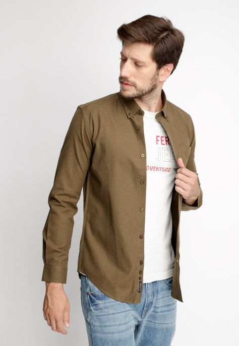 Camisa Franela Lisa F Military-0