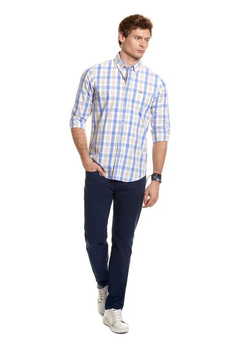 Camisa Checkered Chicago Fj Sand-1