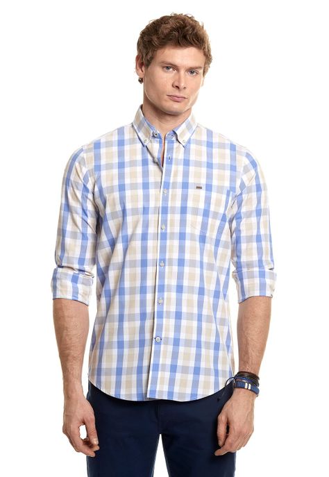 Camisa Checkered Chicago Fj Sand-0