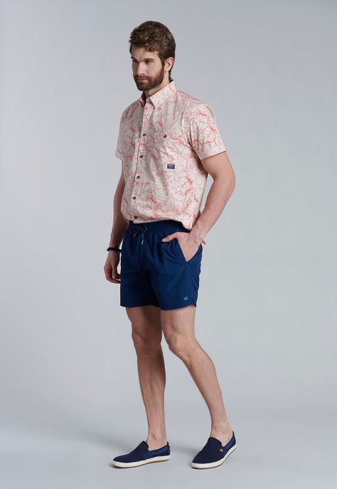 Traje De Baño Basico F Navy-1