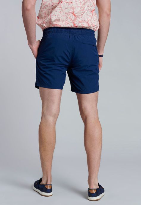 Traje De Baño Basico F Navy-3