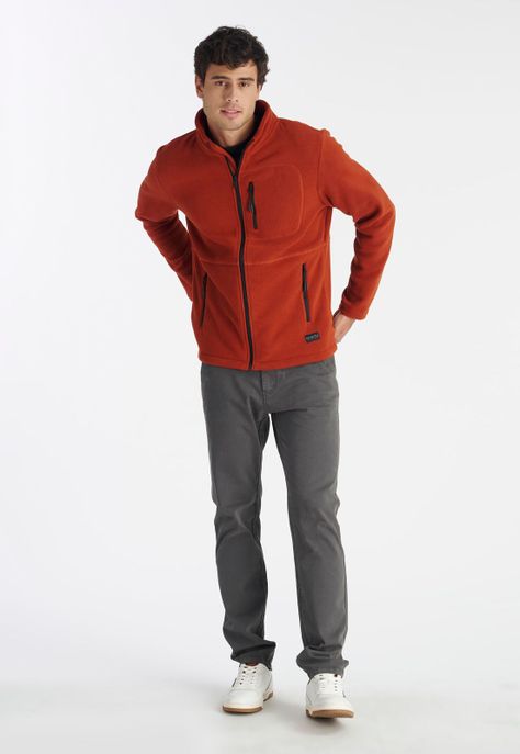 Fleece Alto Del Naranjo Casual Brick-1