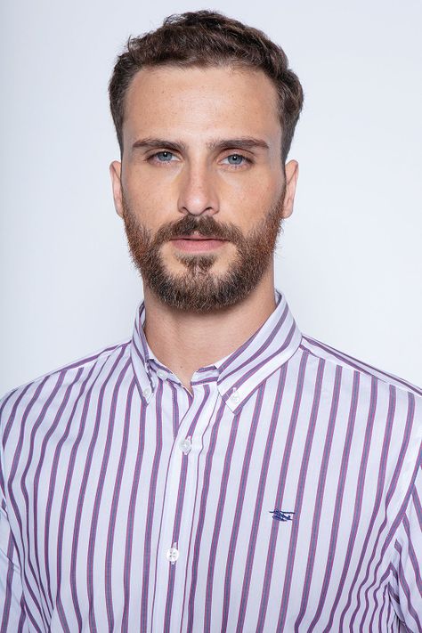 Camisa Striped Irving Sm Burgundy-2