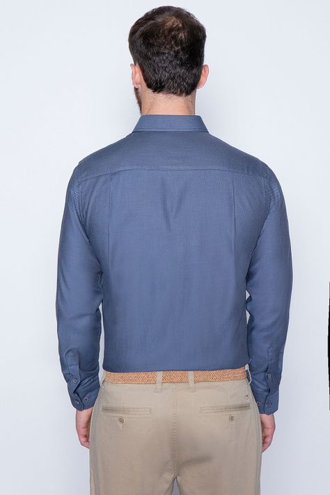 Camisa Smart Casual Fontana Navy-1
