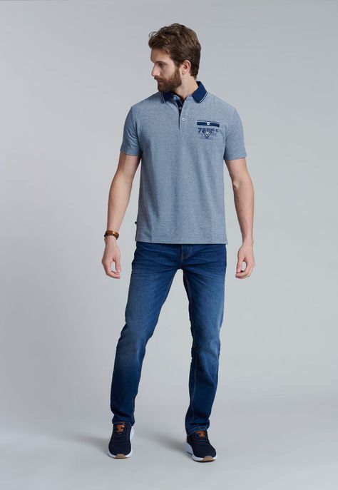Polera Polo Navy Texas-1
