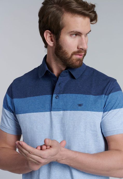 Polera Polo Rayas Baltimore Navy Melange-2