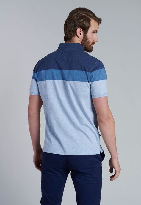 Polera Polo Rayas Baltimore Navy Melange-3