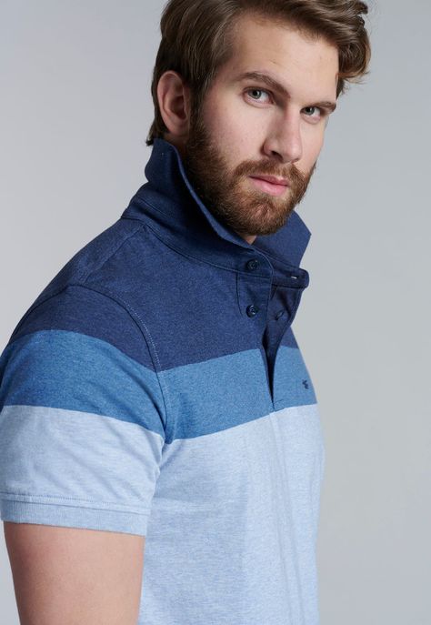 Polera Polo Rayas Baltimore Navy Melange-4