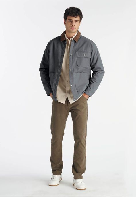 Chaqueta Trancura Casual Charcoal-1