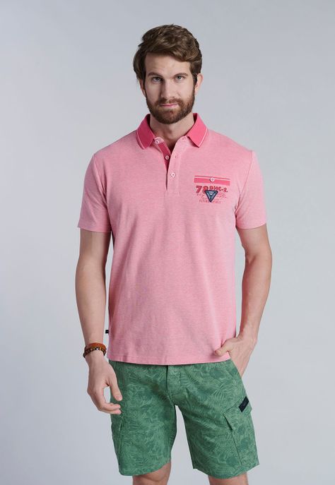 Polera Polo Texas Coral-0