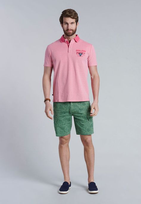 Polera Polo Texas Coral-1