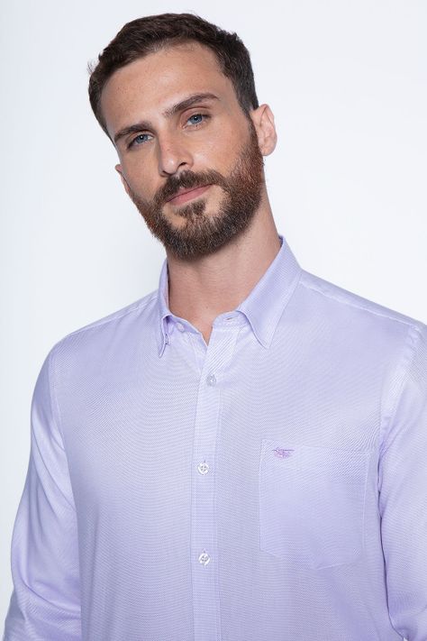 Camisa Smart Casual Boston Purple-2