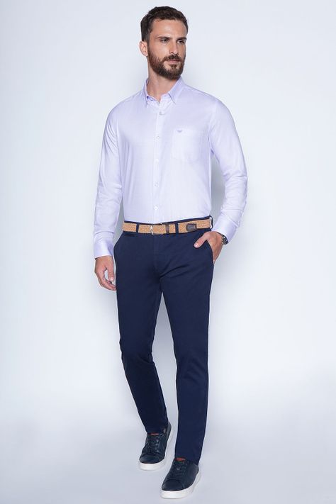 Camisa Smart Casual Boston Purple-3