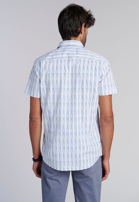 Camisa Mini Print F Sky-3
