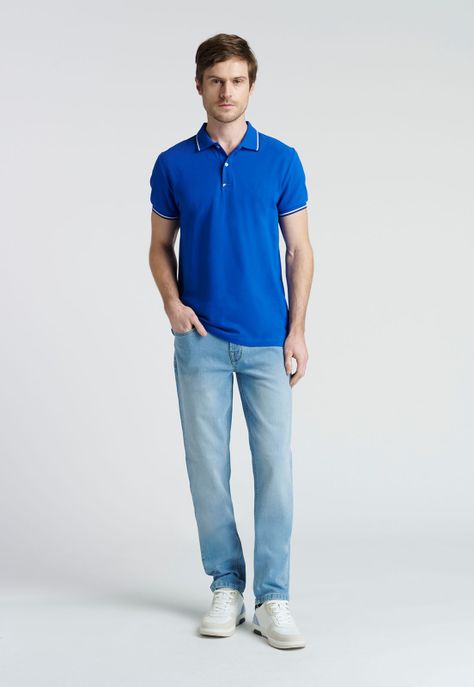 Polo Jaca Electric Blu-1