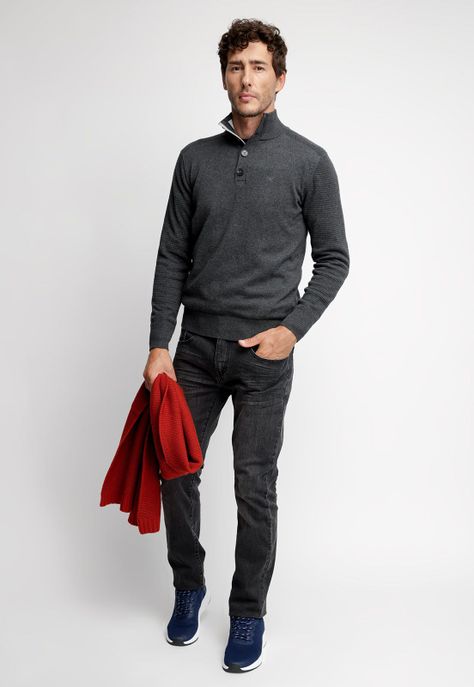 Sweater Kentucky Grafito Melange-3