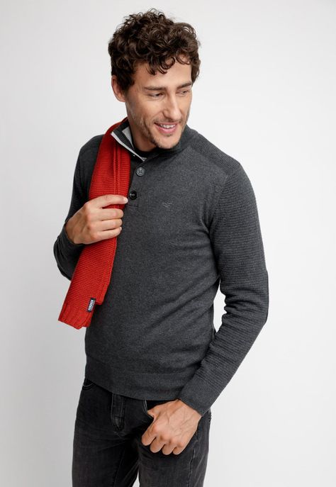Sweater Kentucky Grafito Melange-0
