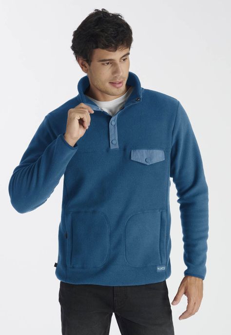 Fleece Tronador Casual Blue-0