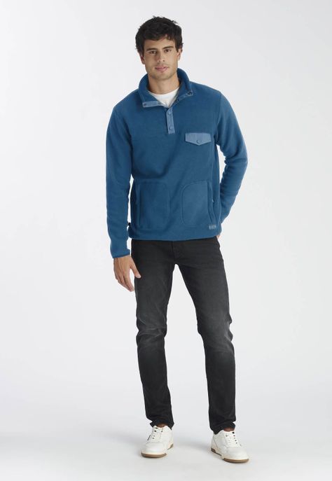 Fleece Tronador Casual Blue-1