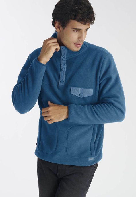 Fleece Tronador Casual Blue-4