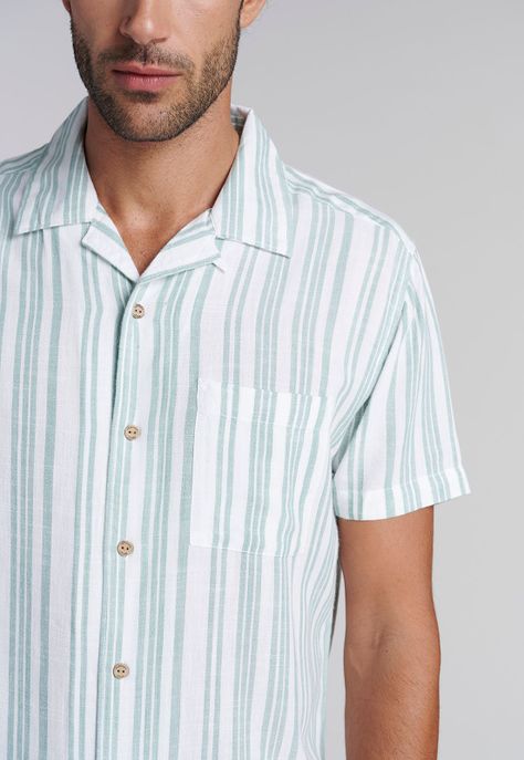 Camisa Listada Sport Fj Green-2