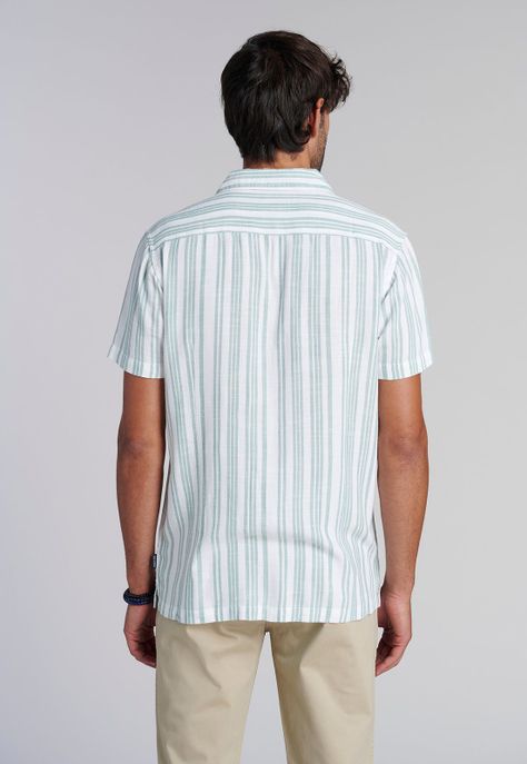 Camisa Listada Sport Fj Green-3