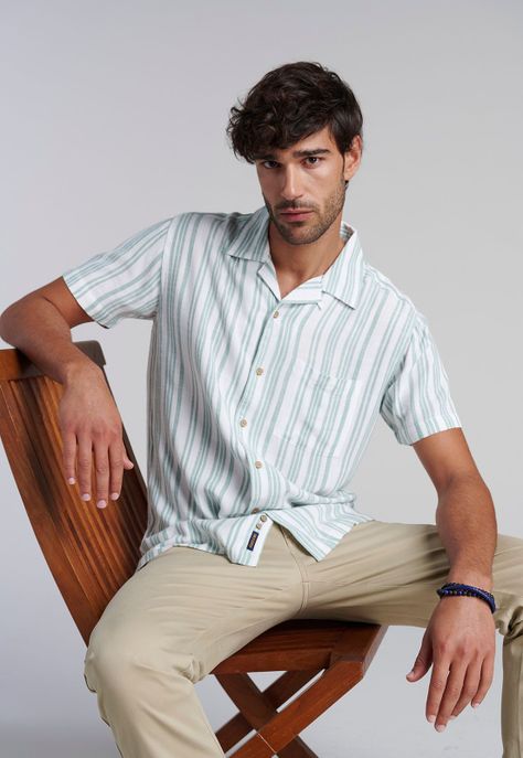 Camisa Listada Sport Fj Green-4