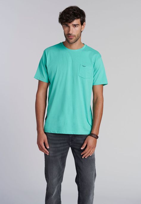 Polera Bolsillo Houston Lt Green-0