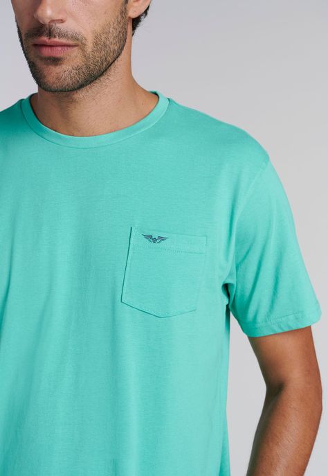 Polera Bolsillo Houston Lt Green-2