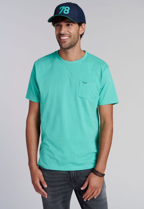 Polera Bolsillo Houston Lt Green-4