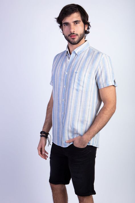 Camisa Listada St. Louis F Sky-0