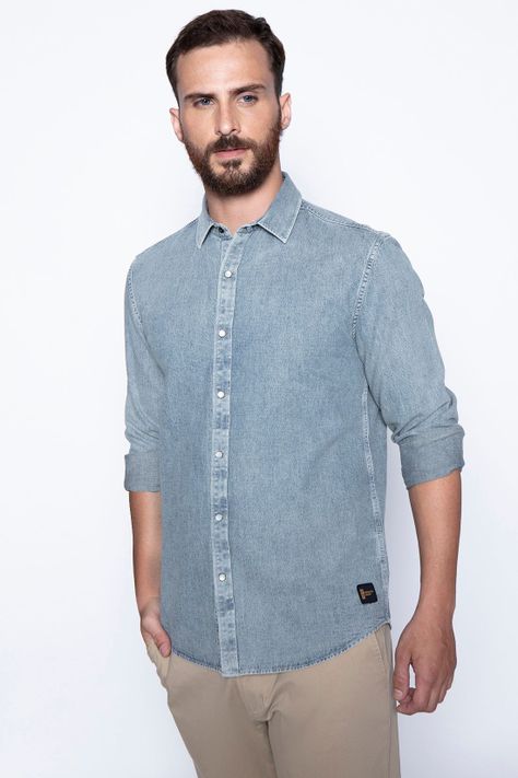 Camisa Denim Miami Fj Denim-0