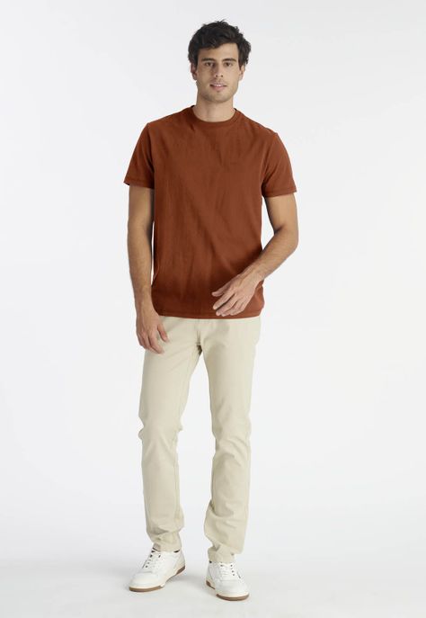 Polera Petorca Casual Brick-1