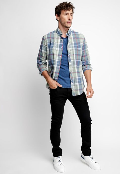 Camisa Manhattan Fj Petroleo-3