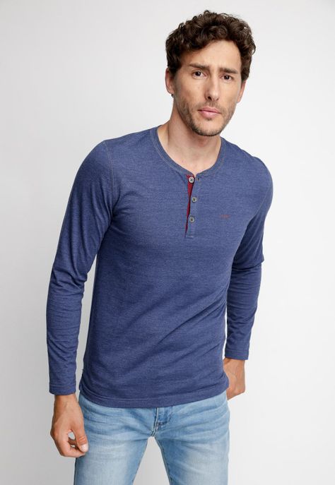 Polera Maryland Navy Melange-0