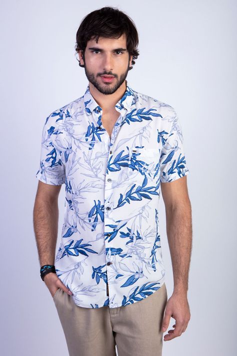 Camisa Estampada Memphis Fj Blue-0