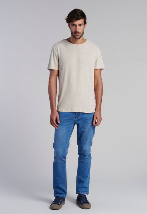 Polera Lino Albany Sand-1