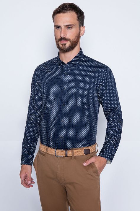 Camisa Estampada Parma Sm Sky-0