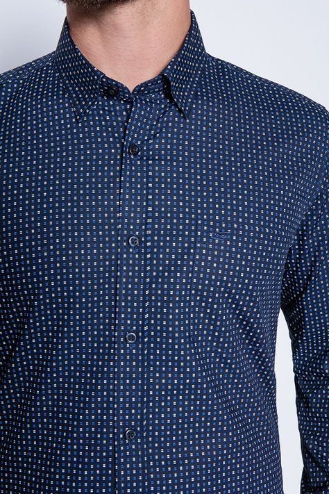 Camisa Estampada Parma Sm Sky-3