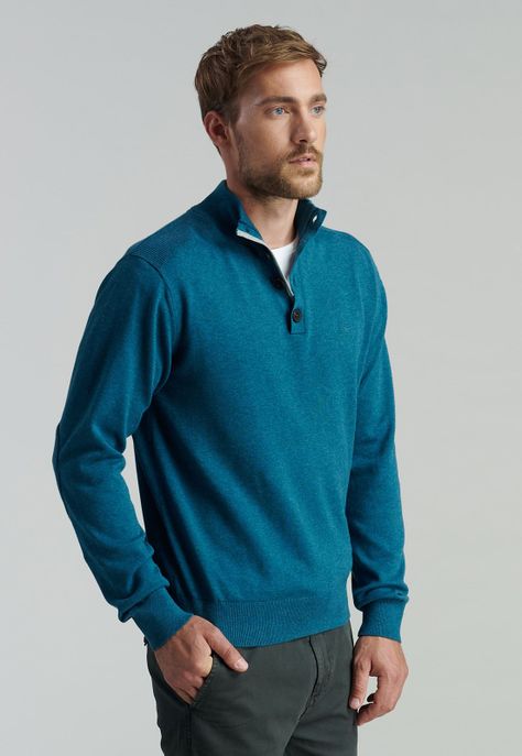 Sweater Bristol F Business Dk River-0