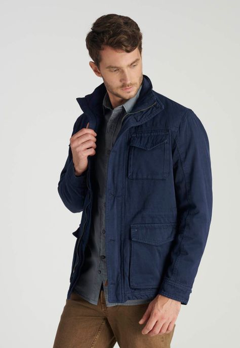 Chaqueta Washed Avant-Garde Navy-0