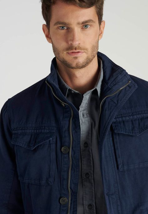 Chaqueta Washed Avant-Garde Navy-2