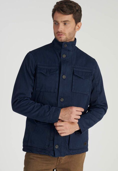 Chaqueta Washed Avant-Garde Navy-4