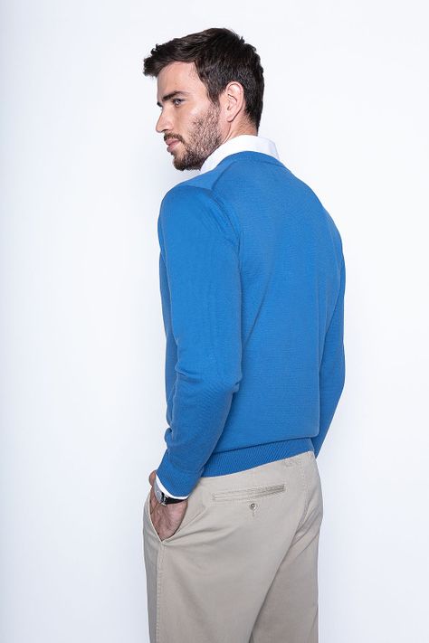 Sweater Smart Casual L/S Ocean-1